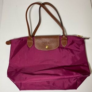 Longchamp small tote garnet red - USED